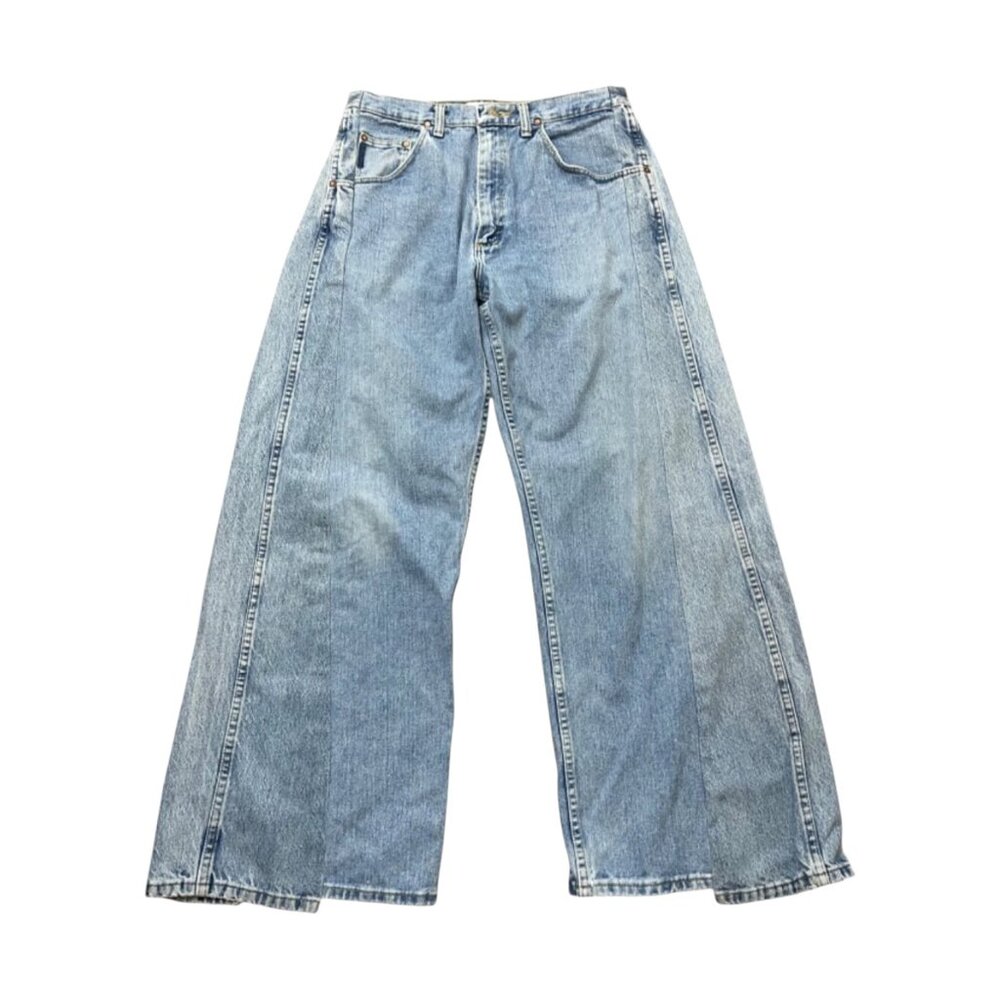 E.L.V. Denim Freya Wide Leg Jean in Light Blue Size 30